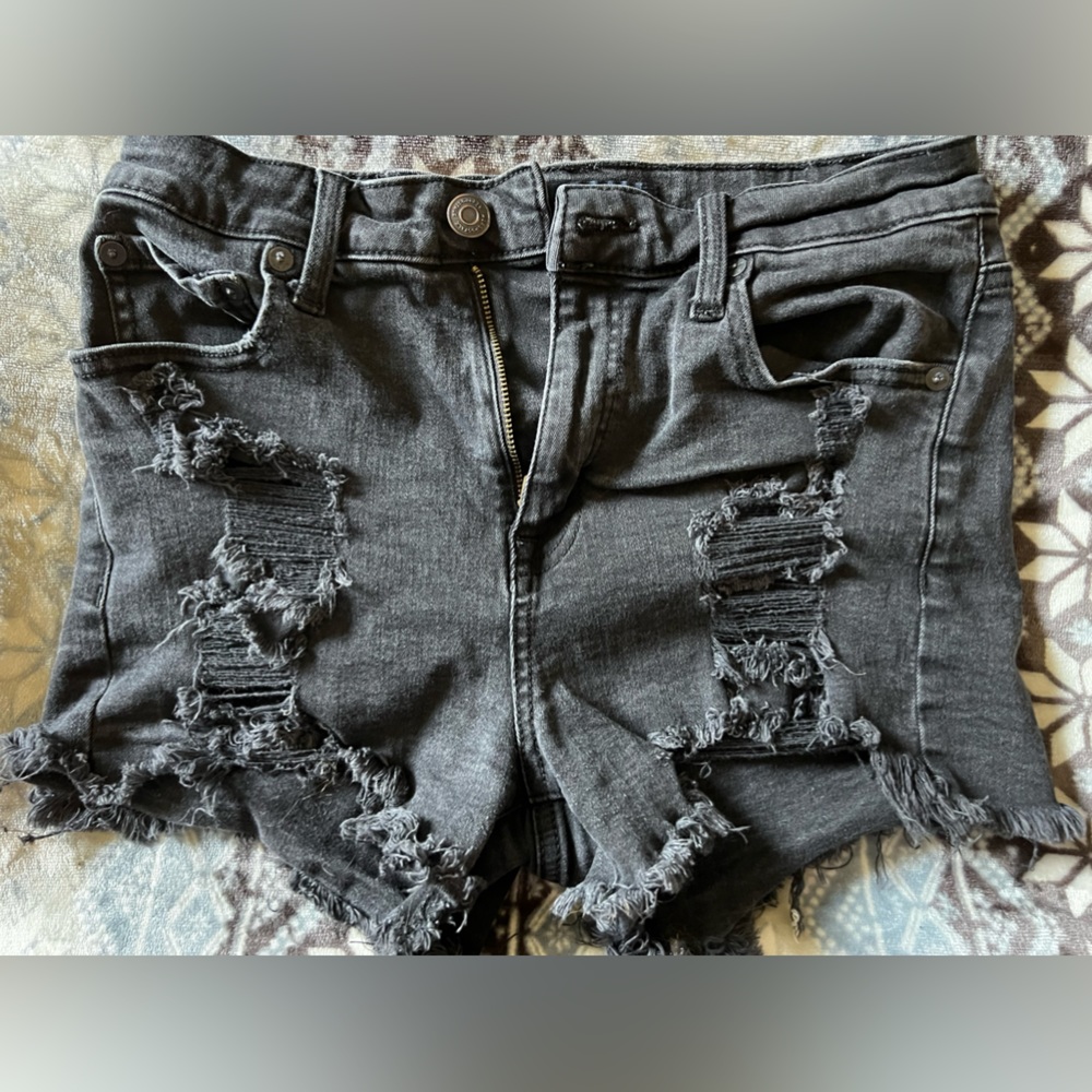 Aeropostale Vintage High Rise Shorty size 8 Jean shorts